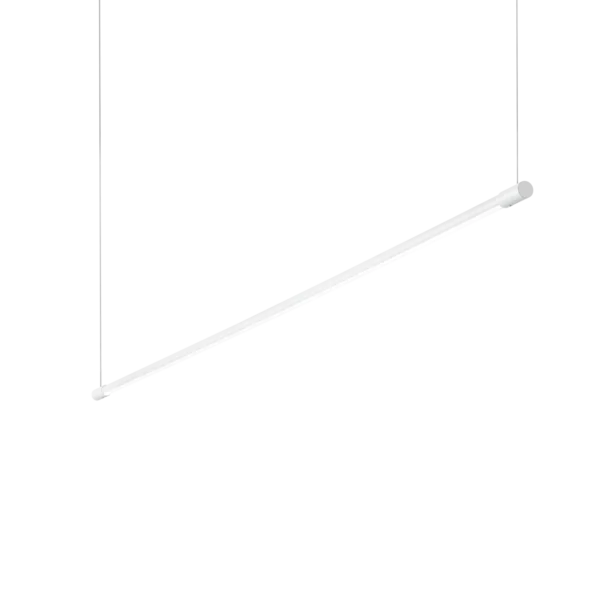 Suspension Yoko LED Linéaire en Polycarbonate Opale par Ideal Lux – vue 2