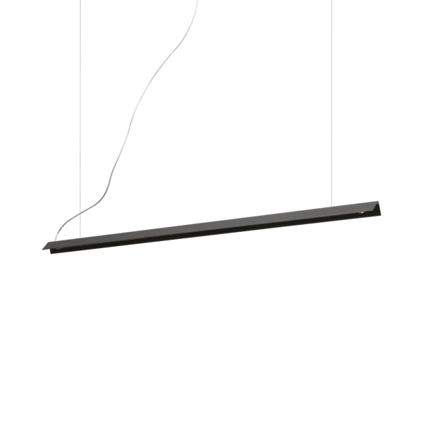 Suspension V-Line barre LED minimaliste en aluminium par Ideal Lux