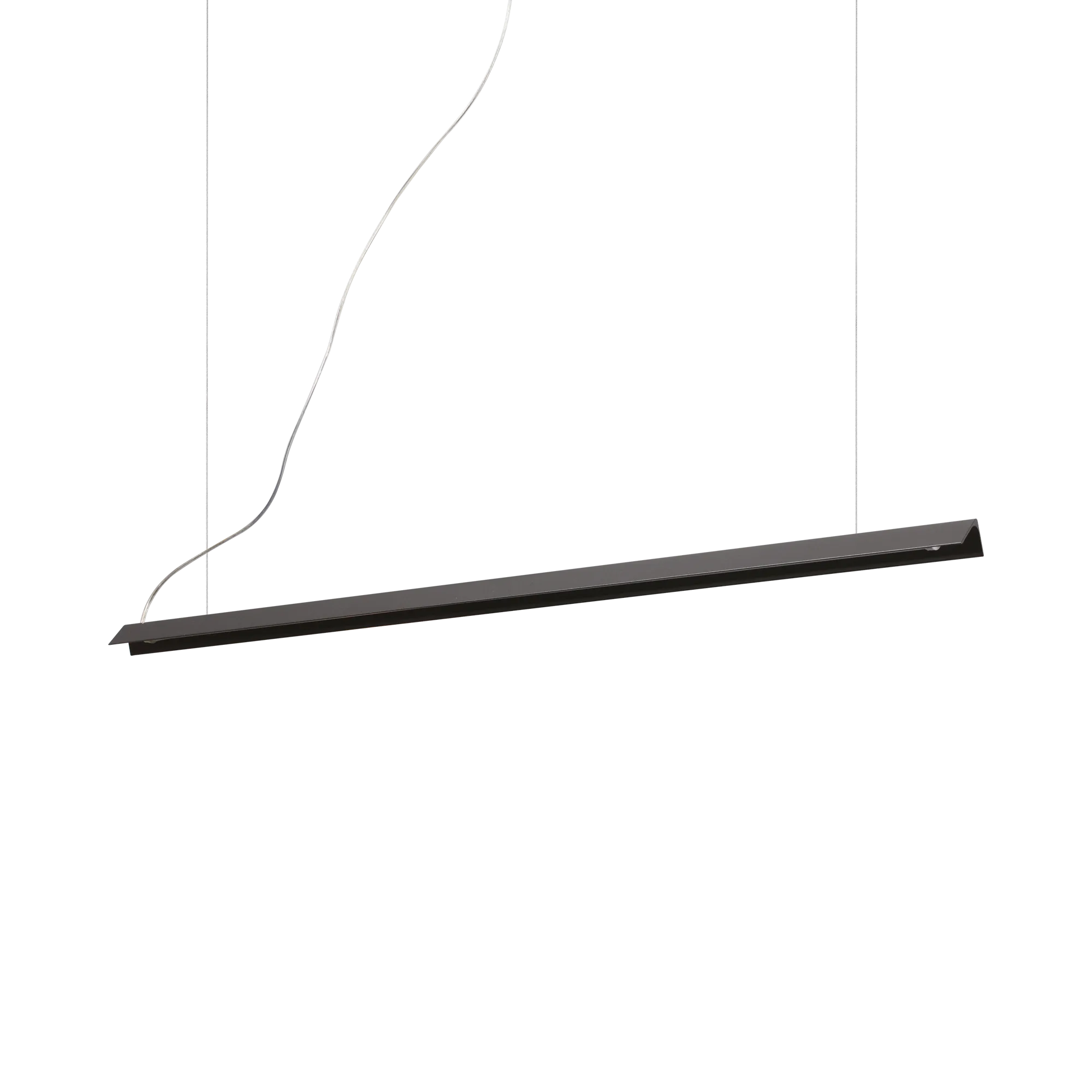 Suspension V-Line barre LED minimaliste en aluminium par Ideal Lux