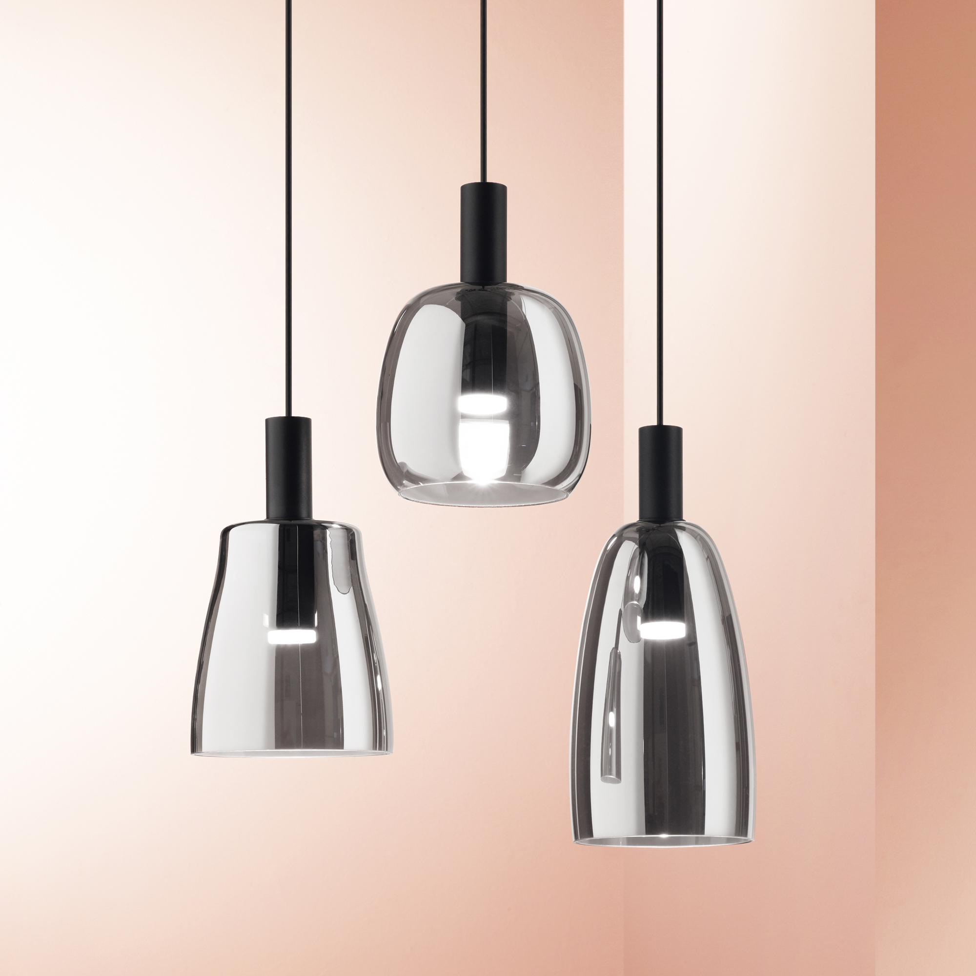 Suspension Coco verre fumé par Ideal Lux Suspension Coco verre fumé par Ideal Lux – Image 5