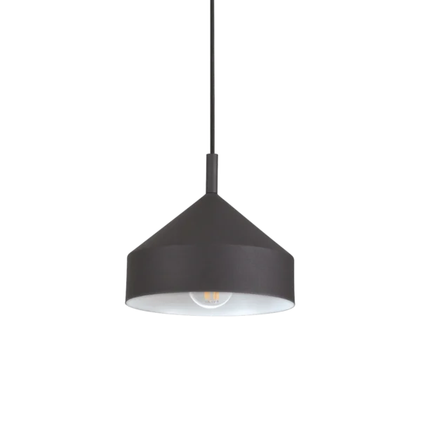 Suspension Yurta en Métal Époxy Design Industriel par Ideal Lux