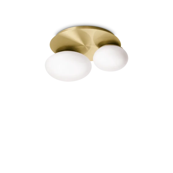 Plafonnier Ninfea Globes Opalins par Ideal Lux