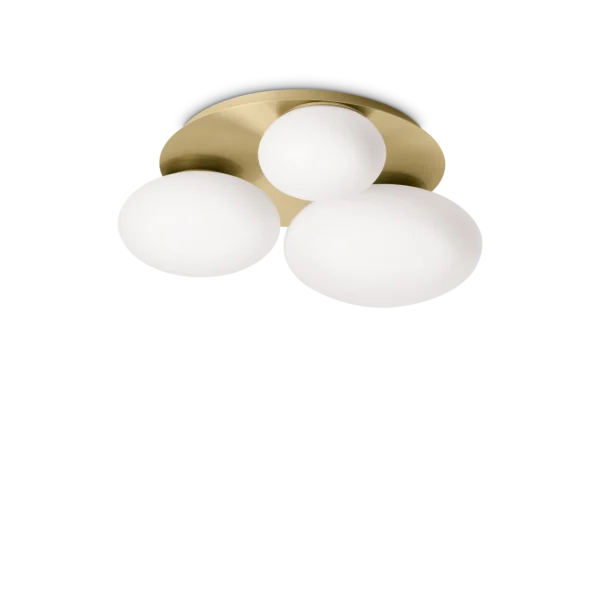 Plafonnier Ninfea Globes Opalins par Ideal Lux – vue 2