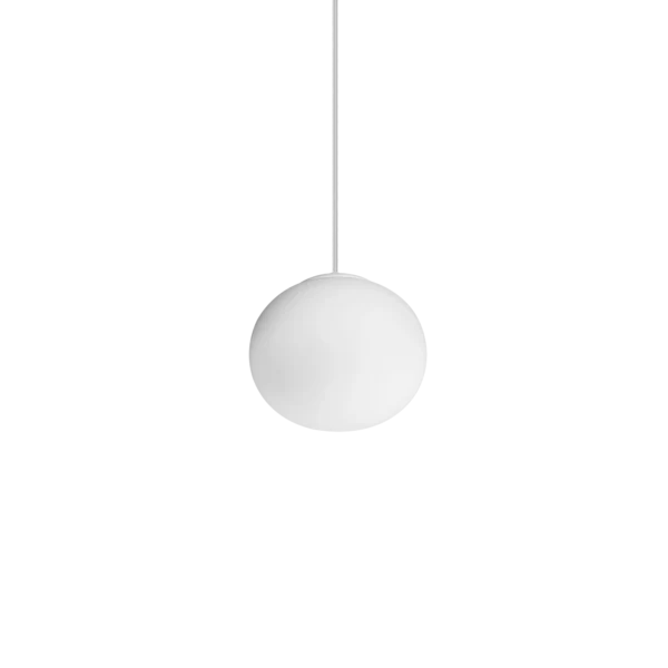 Suspension Cotton boule en verre blanc par Ideal Lux
