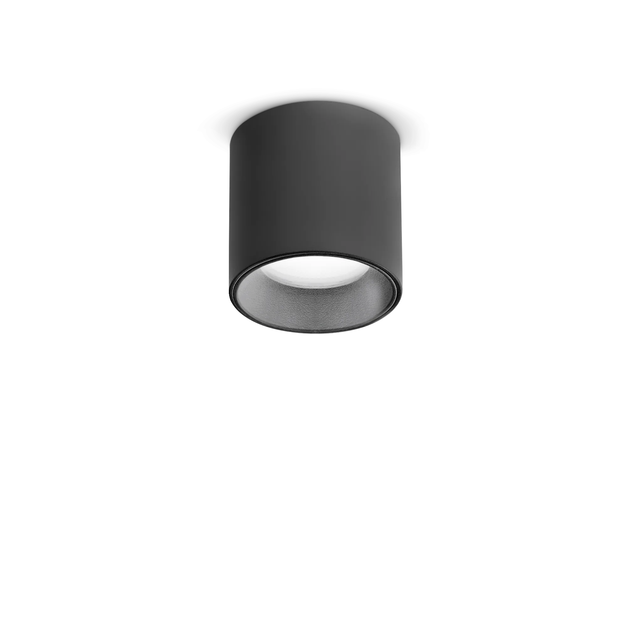 Plafonnier Nitro Rond Aluminium par Ideal Lux