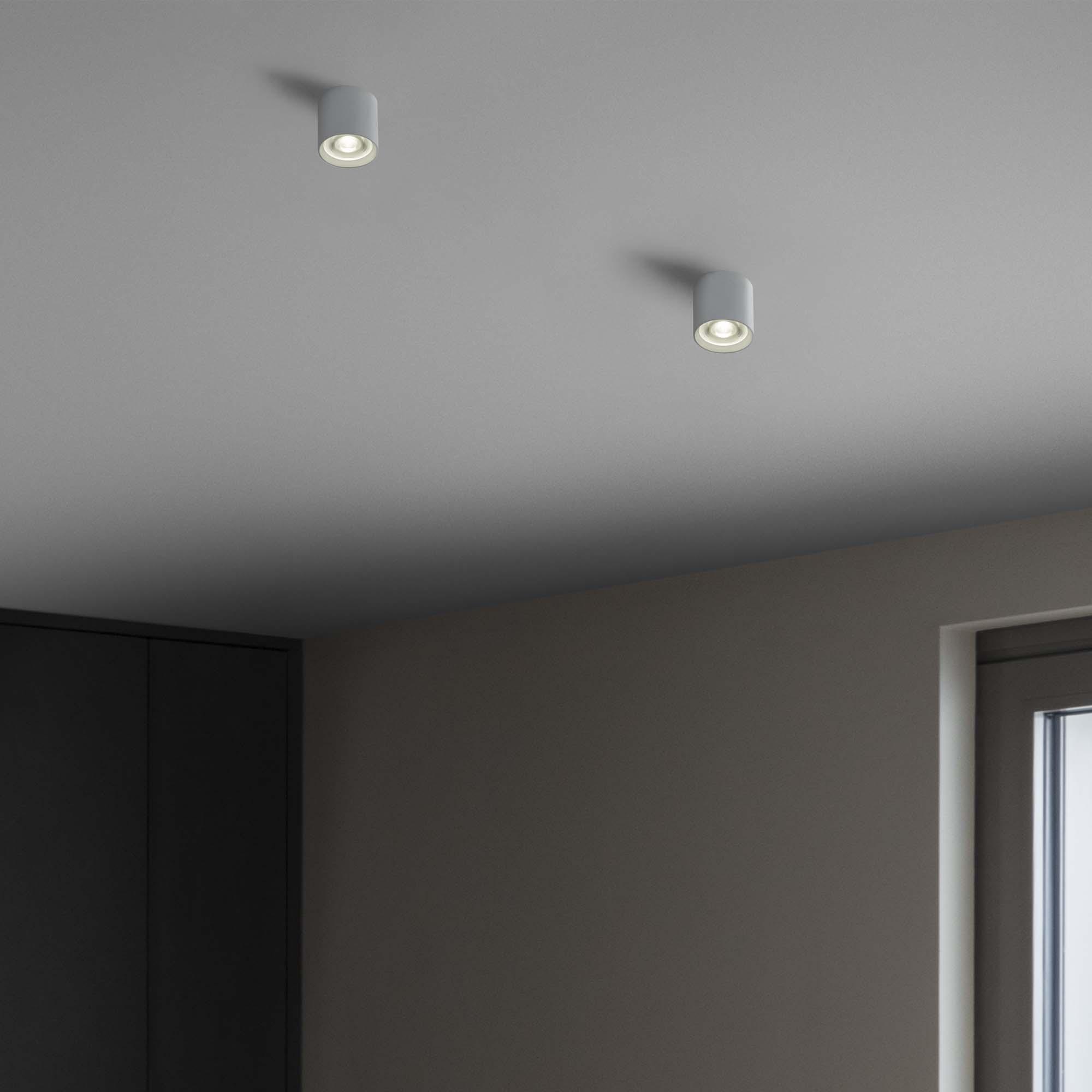Plafonnier Nitro Rond Aluminium par Ideal Lux Plafonnier Nitro Rond Aluminium par Ideal Lux – Image 5