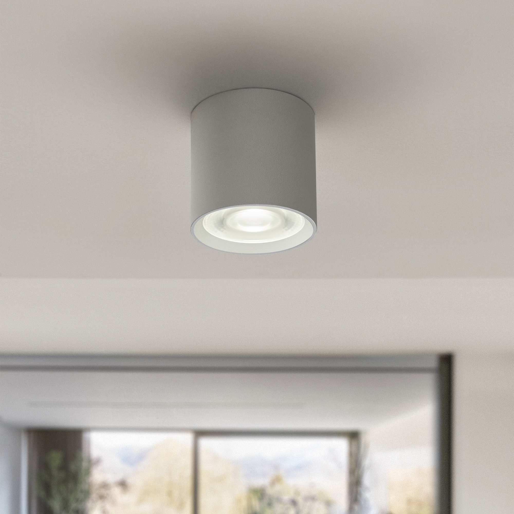 Plafonnier Nitro Rond Aluminium par Ideal Lux Plafonnier Nitro Rond Aluminium par Ideal Lux – Image 4