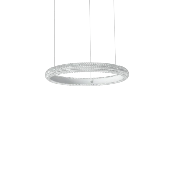 Suspension Miracle anneau LED effet cristal par Ideal Lux