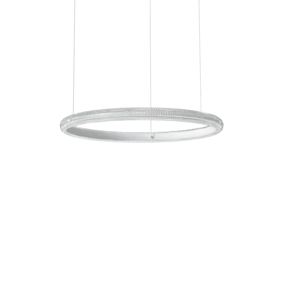Suspension Miracle anneau LED effet cristal par Ideal Lux – vue 2