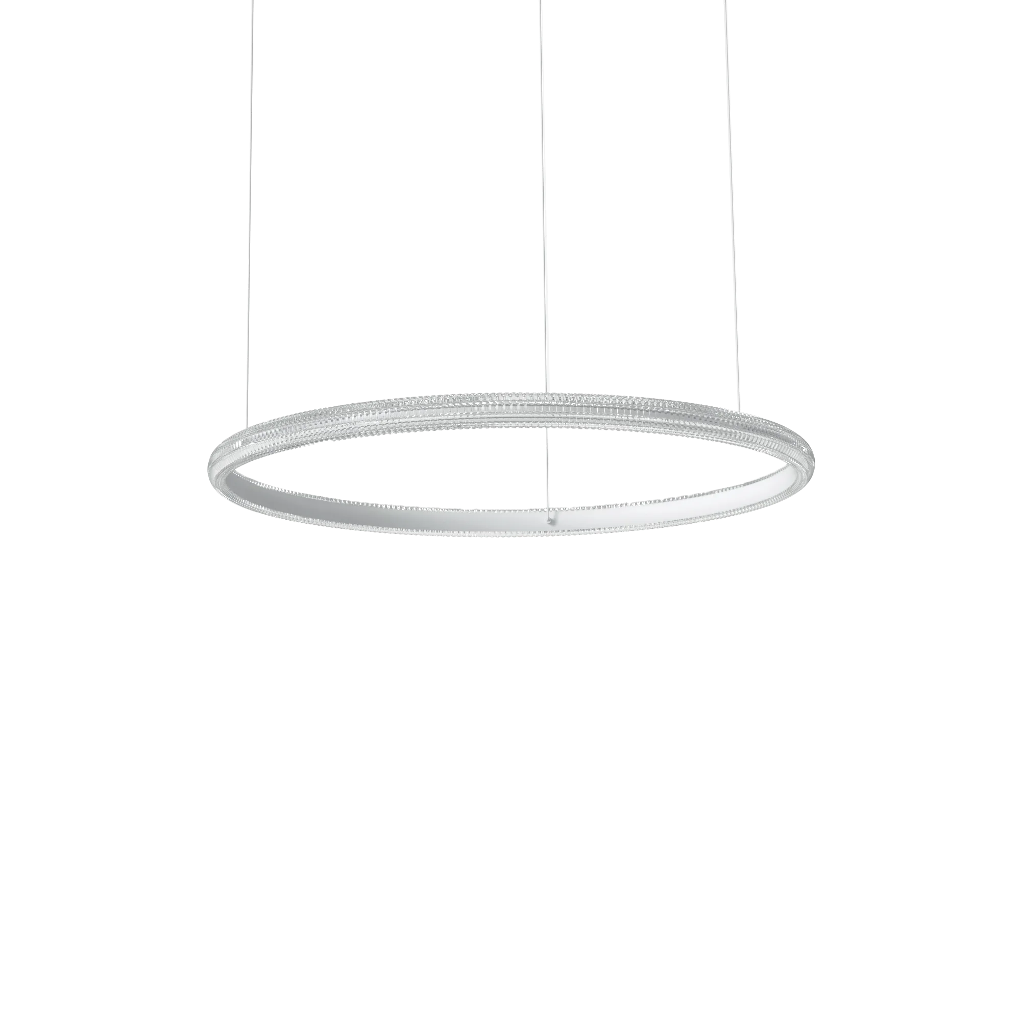 Suspension Miracle anneau LED effet cristal par Ideal Lux Suspension Miracle anneau LED effet cristal par Ideal Lux – Image 3