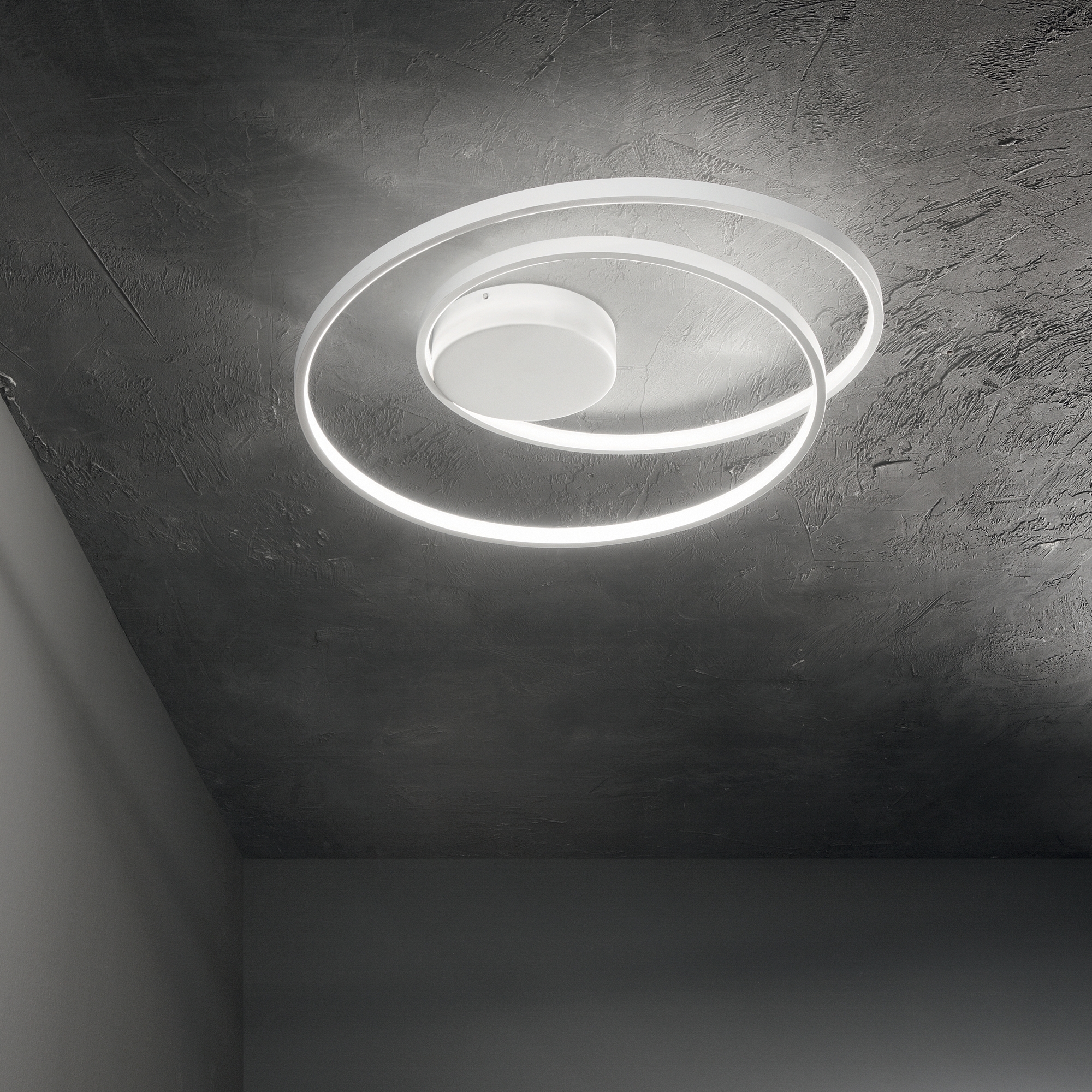 Plafonnier Oz Anneaux Lumineux par Ideal Lux Plafonnier Oz Anneaux Lumineux par Ideal Lux – Image 3