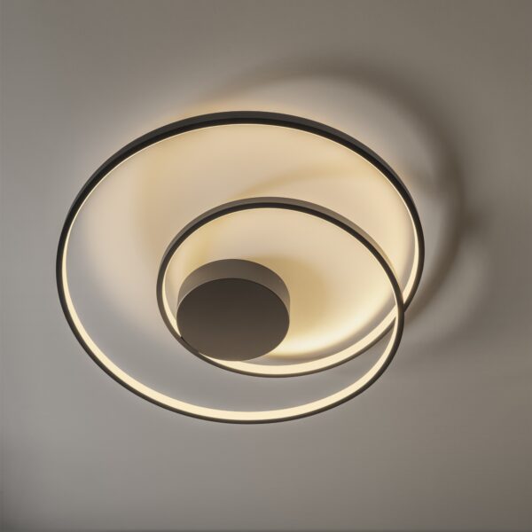 Plafonnier Oz Anneaux Lumineux par Ideal Lux – vue 2