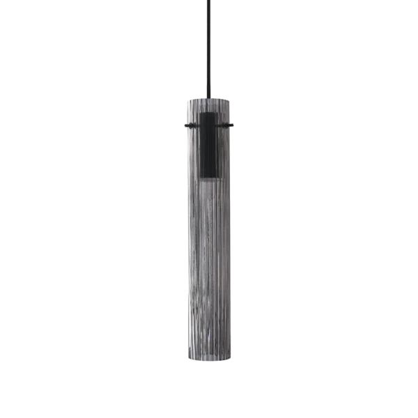 Suspension Flam tube en verre borosilicate par Ideal Lux