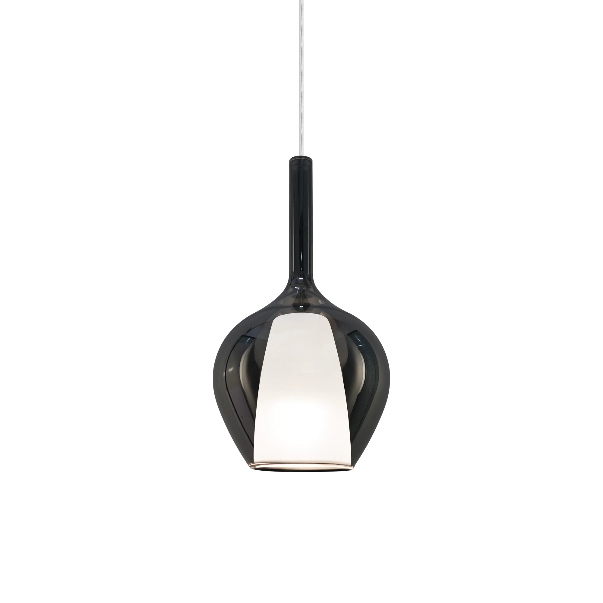 Suspension Kalique goutte en verre borosilicate par Ideal Lux Suspension Kalique goutte en verre borosilicate par Ideal Lux – Image 3