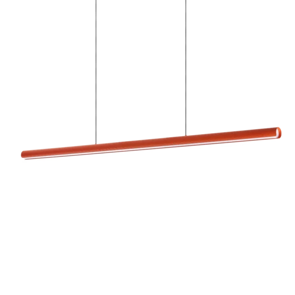 Suspension Dorica tube LED en aluminium par Ideal Lux – vue 2