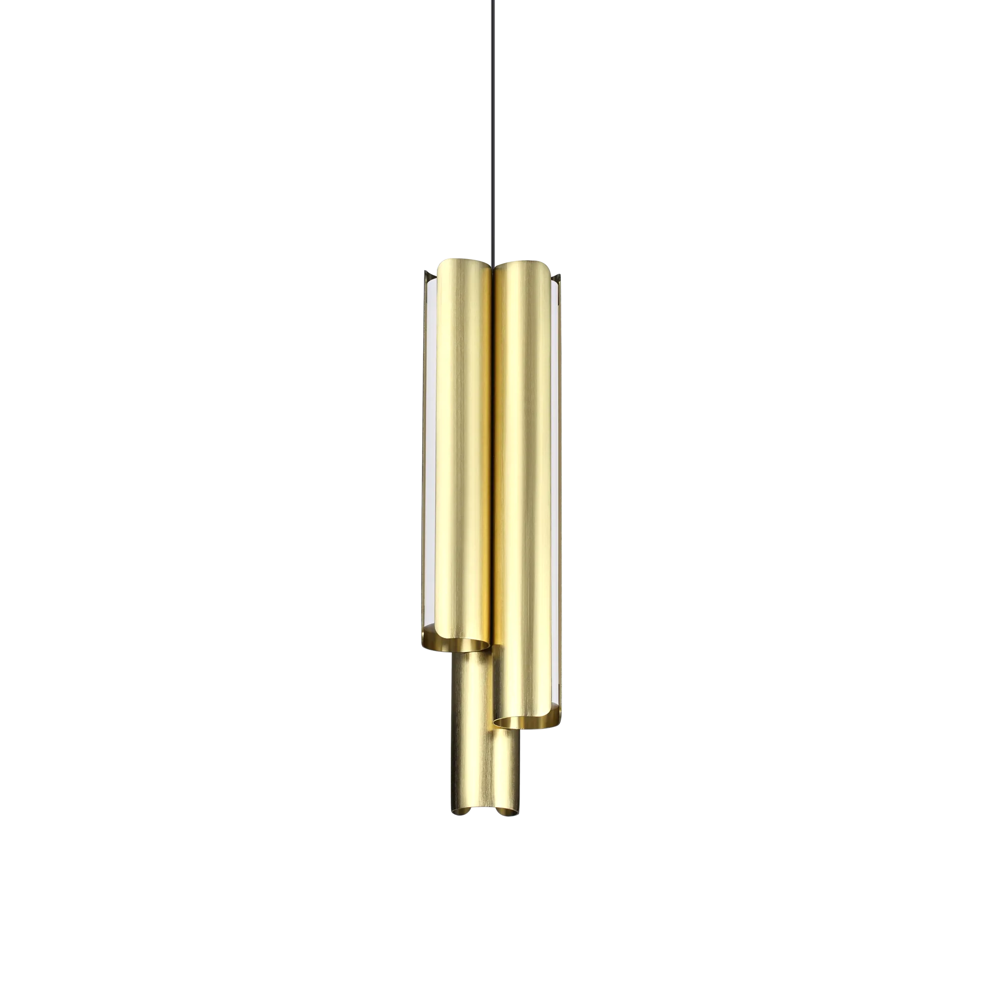 Suspension Dorica triple diffuseurs cylindrique LED par Ideal Lux Suspension Dorica triple diffuseurs cylindrique LED par Ideal Lux – Image 3