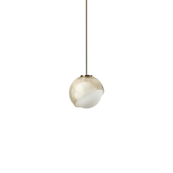 Suspension Bloom en Verre Soufflé Dépoli par Ideal Lux – vue 2