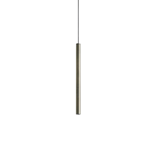 Suspension Look LED Tube D16 Fin en Métal Design par Ideal Lux – vue 2