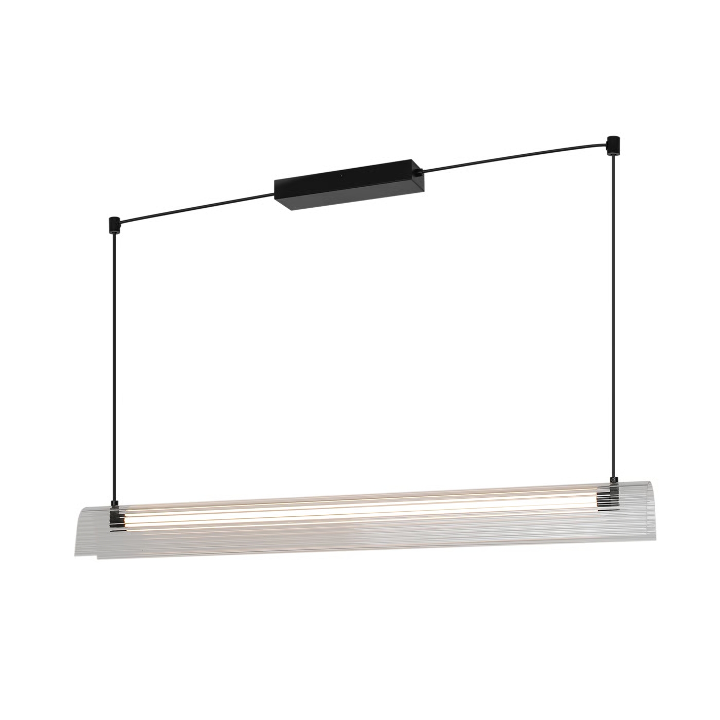Suspension Aliani LED en acrylique strié au design contemporain par Nordlux