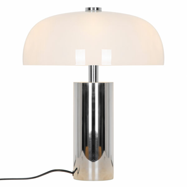 Lampe à poser Gabrielle en verre opale et chrome par Nordlux