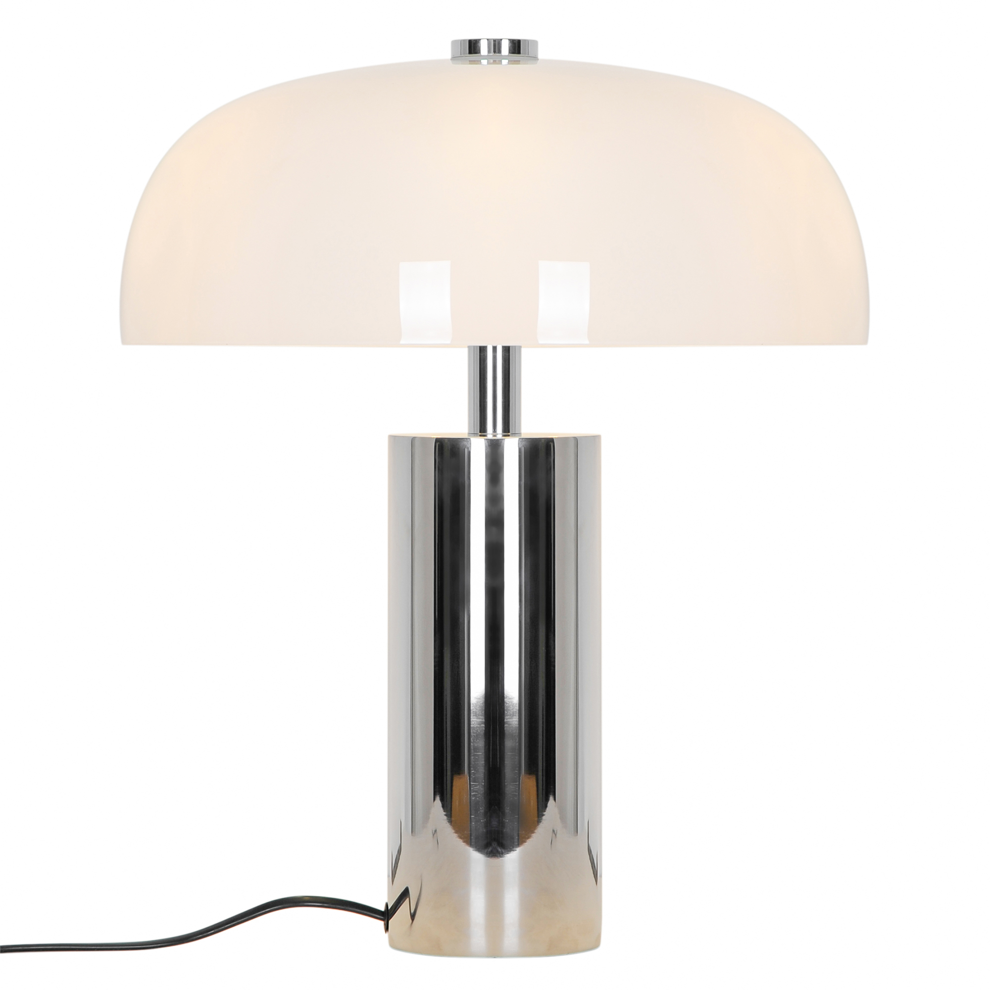 Lampe à poser Gabrielle en verre opale et chrome par Nordlux