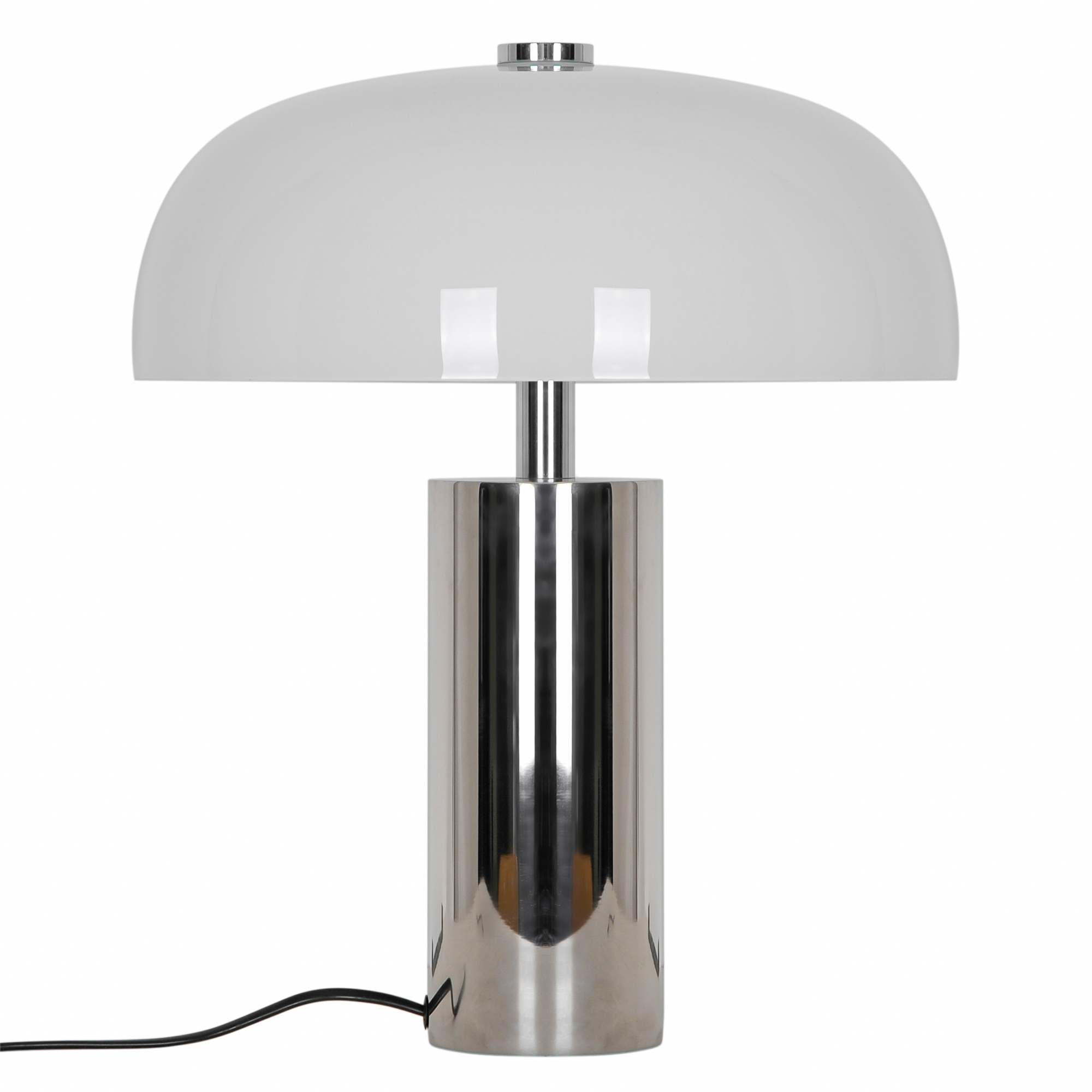 Lampe à poser Gabrielle en verre opale et chrome par Nordlux Lampe à poser Gabrielle en verre opale et chrome par Nordlux – Image 3