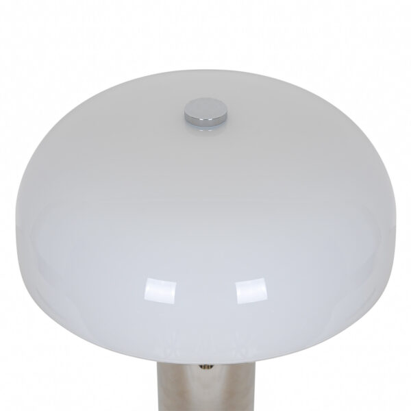 Lampe à poser Gabrielle en verre opale et chrome par Nordlux – vue 2