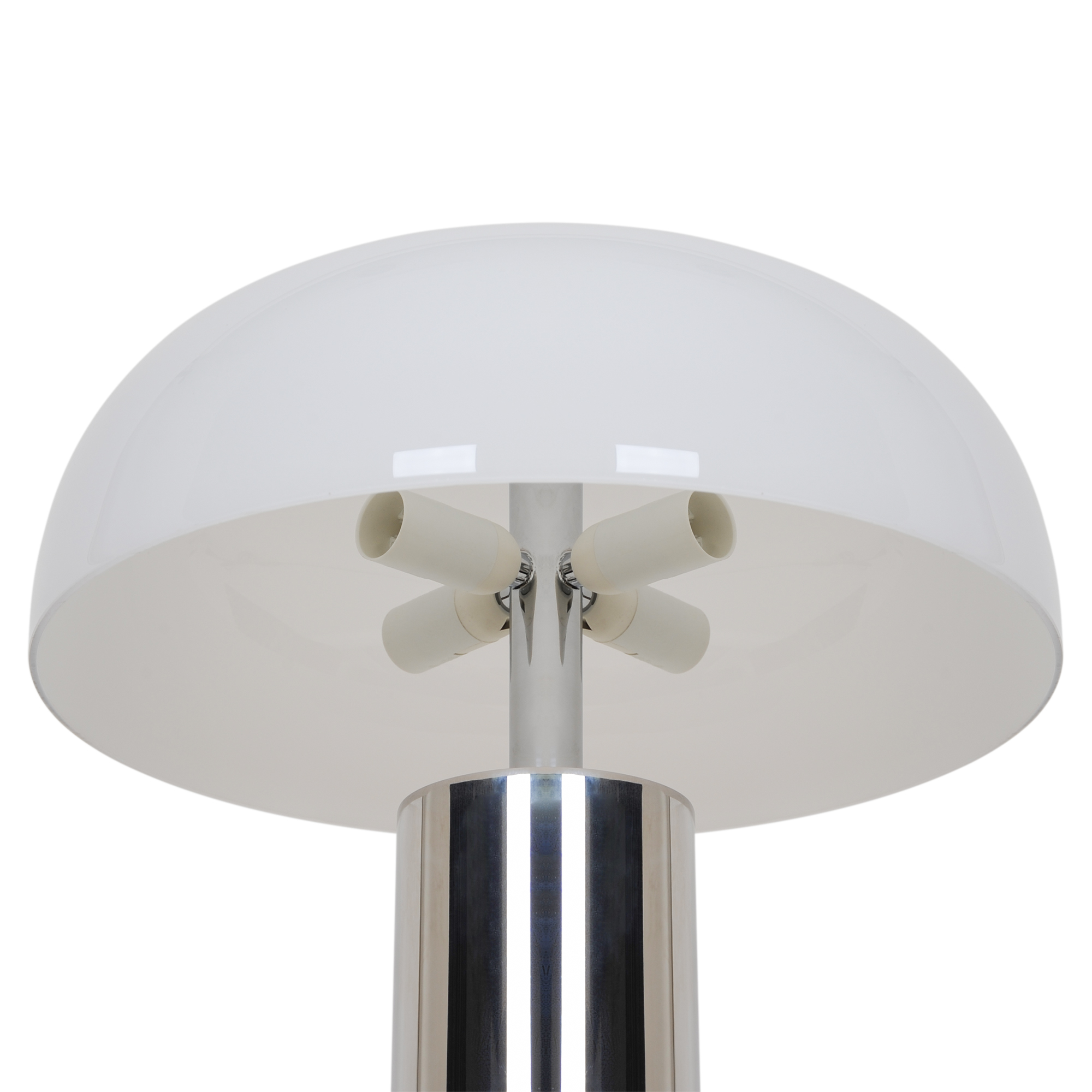 Lampe à poser Gabrielle en verre opale et chrome par Nordlux Lampe à poser Gabrielle en verre opale et chrome par Nordlux – Image 4