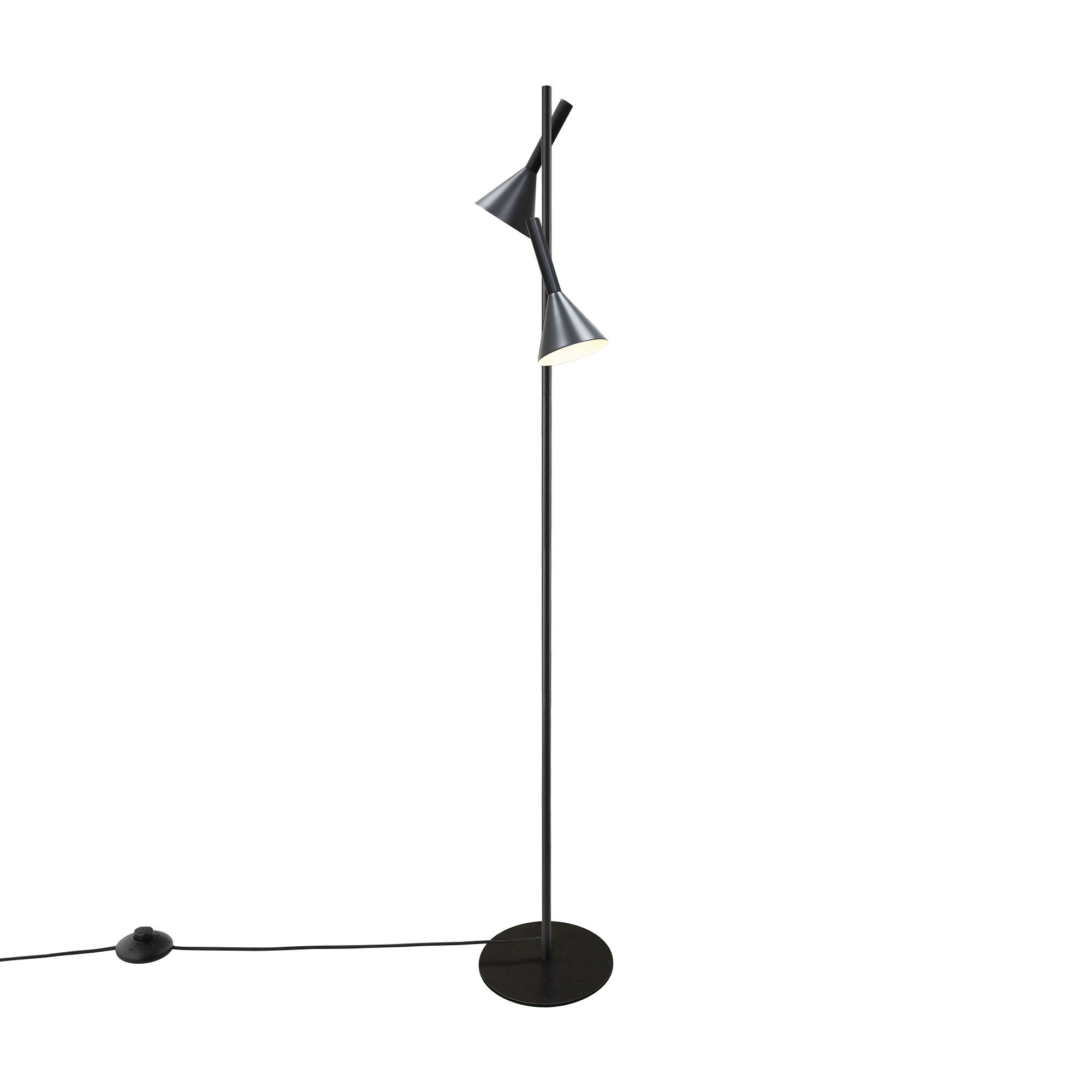 Lampadaire Kelvis à double abat-jour conique orientable par Nordlux Lampadaire Kelvis à double abat-jour conique orientable par Nordlux – Image 3