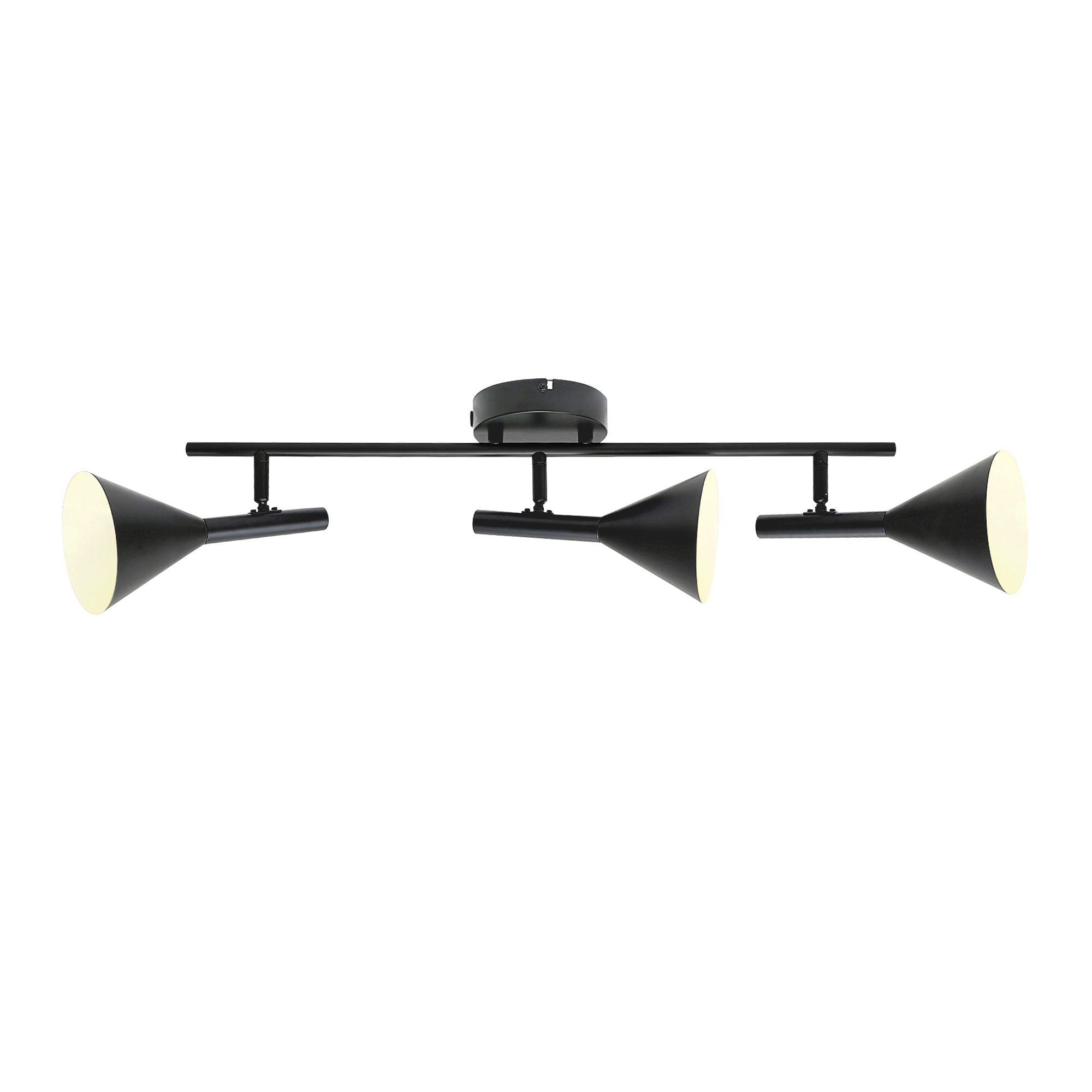 Plafonnier Kelvis à triple abat-jour conique orientable par Nordlux