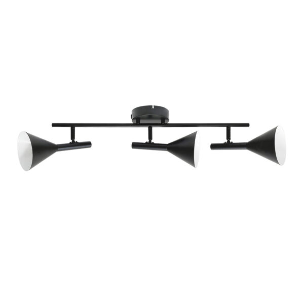 Plafonnier Kelvis à triple abat-jour conique orientable par Nordlux – vue 2