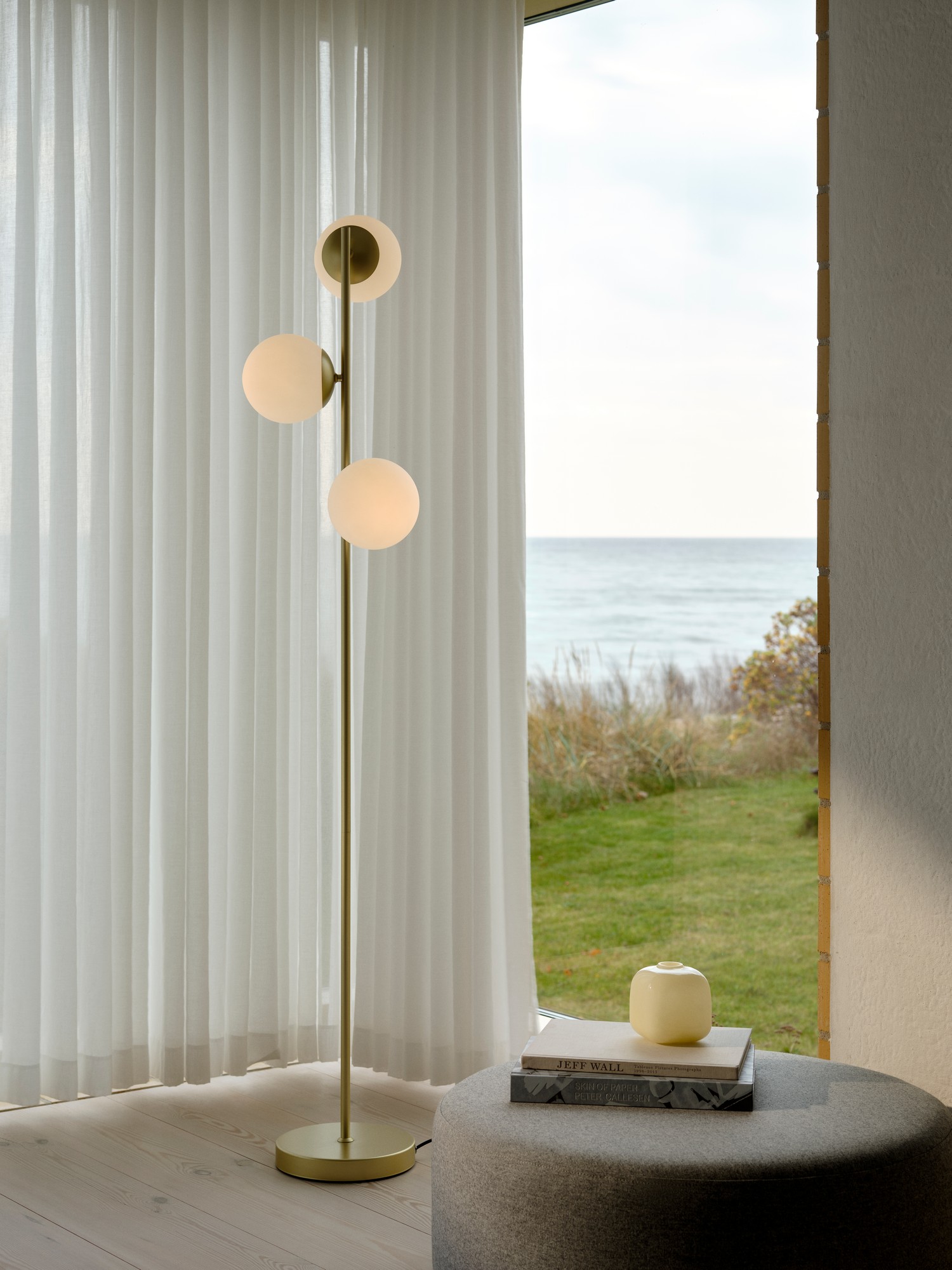 Lampadaire Lilly avec abat-jours sphériques en verre opale par Nordlux Lampadaire Lilly avec abat-jours sphériques en verre opale par Nordlux – Image 6