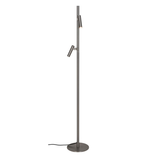 Lampadaire Makoto en métal avec double tête orientable par Design For The People – vue 2