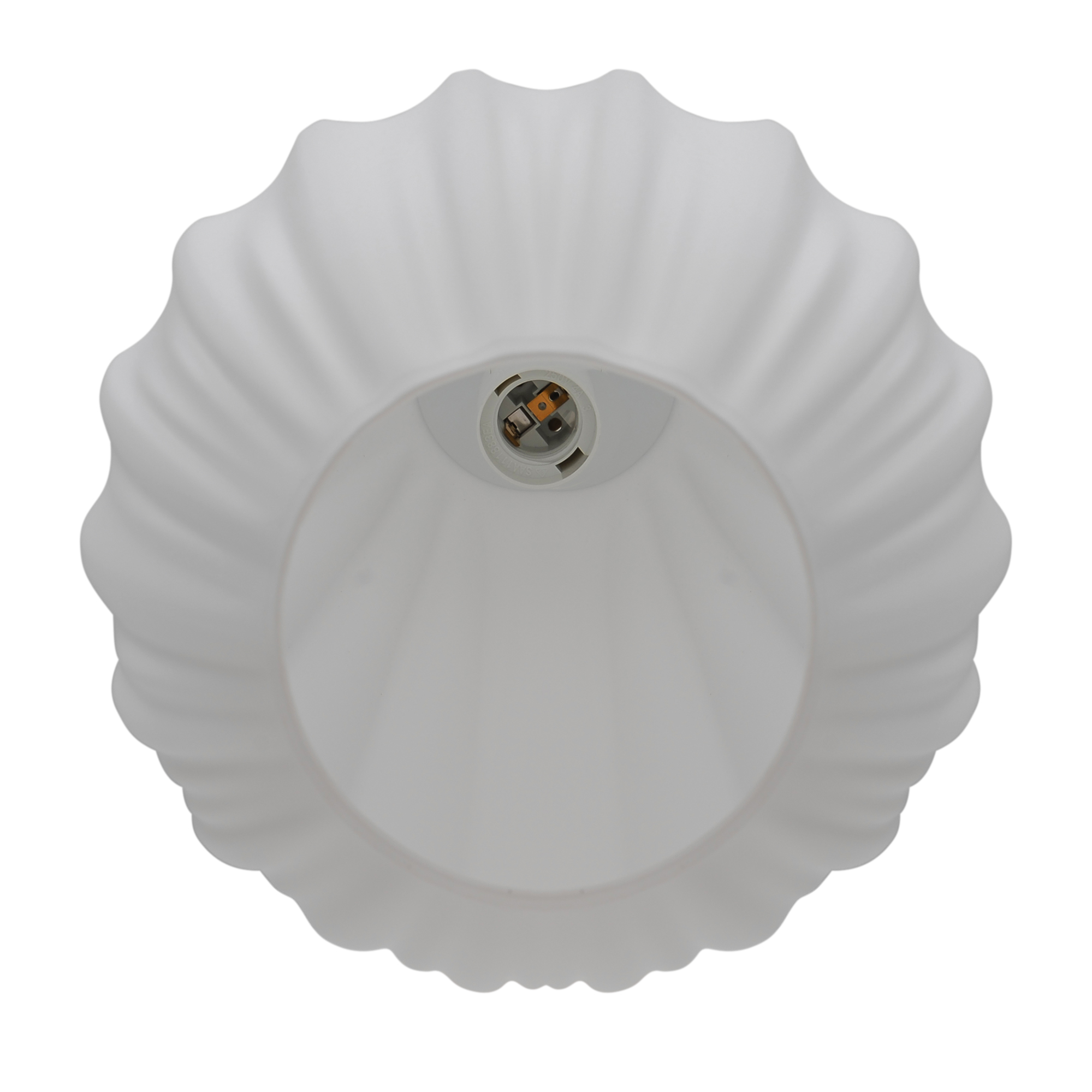Suspension Maluca en verre opale plissé forme goutte par Nordlux Suspension Maluca en verre opale plissé forme goutte par Nordlux – Image 3