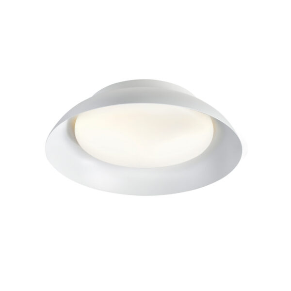 Plafonnier Nivora avec abat-jour incurvé au design contemporain par Nordlux