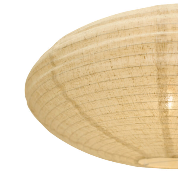 Suspension Villo en lin forme ovale par Nordlux – vue 2