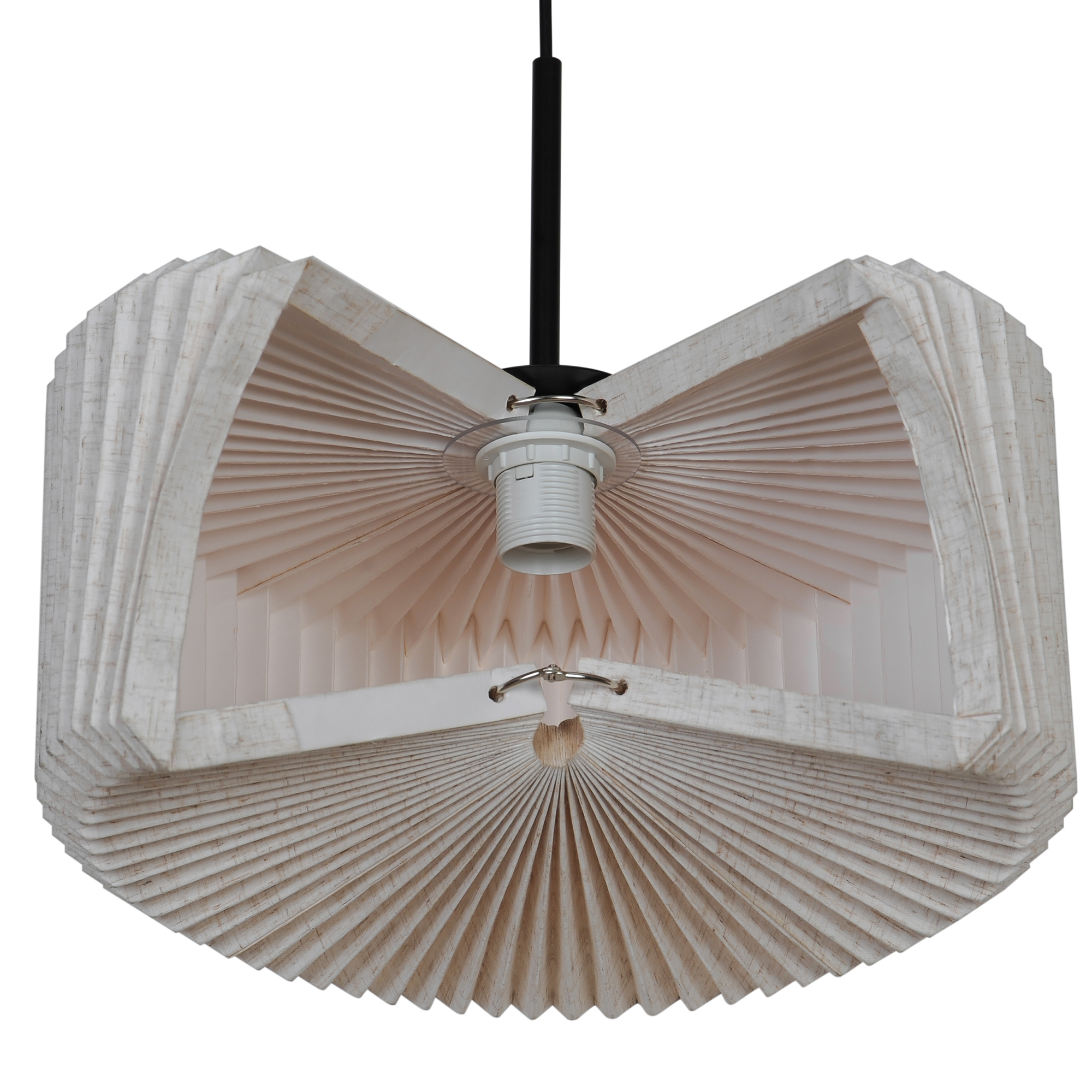 Suspension Vivienne en textile plissé au design contemporain par Nordlux Suspension Vivienne en textile plissé au design contemporain par Nordlux – Image 3
