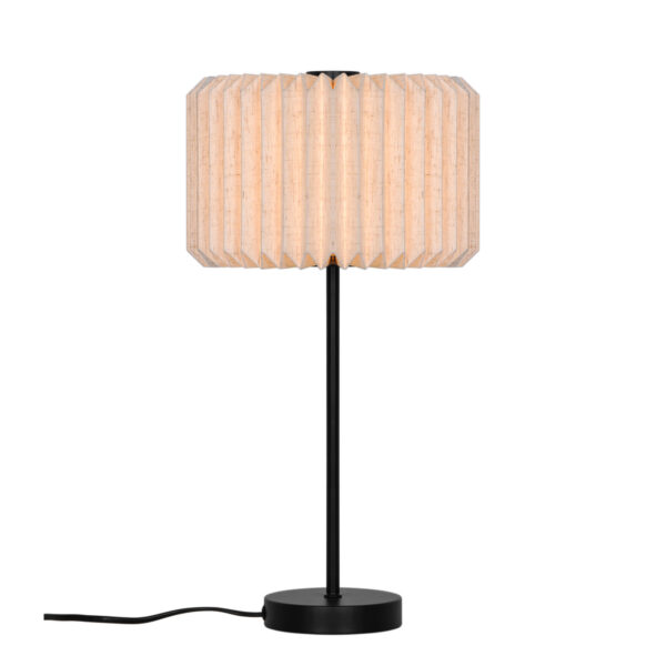 Lampe à poser Vivienne en textile plissé au design contemporain par Nordlux