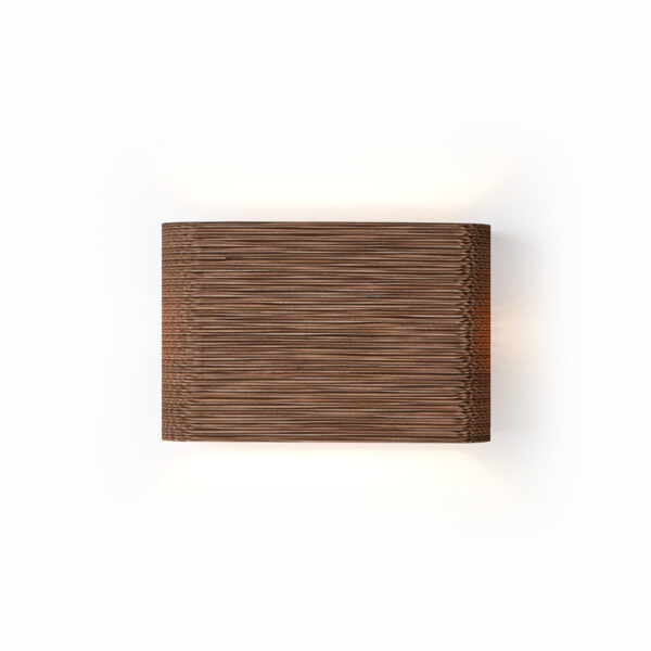 Lampe papier et carton : suspensions et luminaires Applique murale en carton recyclé Skew Sconce – Graypants