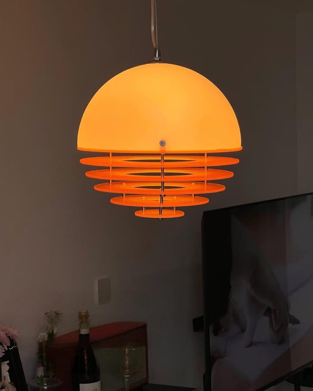Suspension Sunset – Lampe coucher de soleil design Bauhaus Suspension Sunset – Lampe coucher de soleil design Bauhaus – Image 5