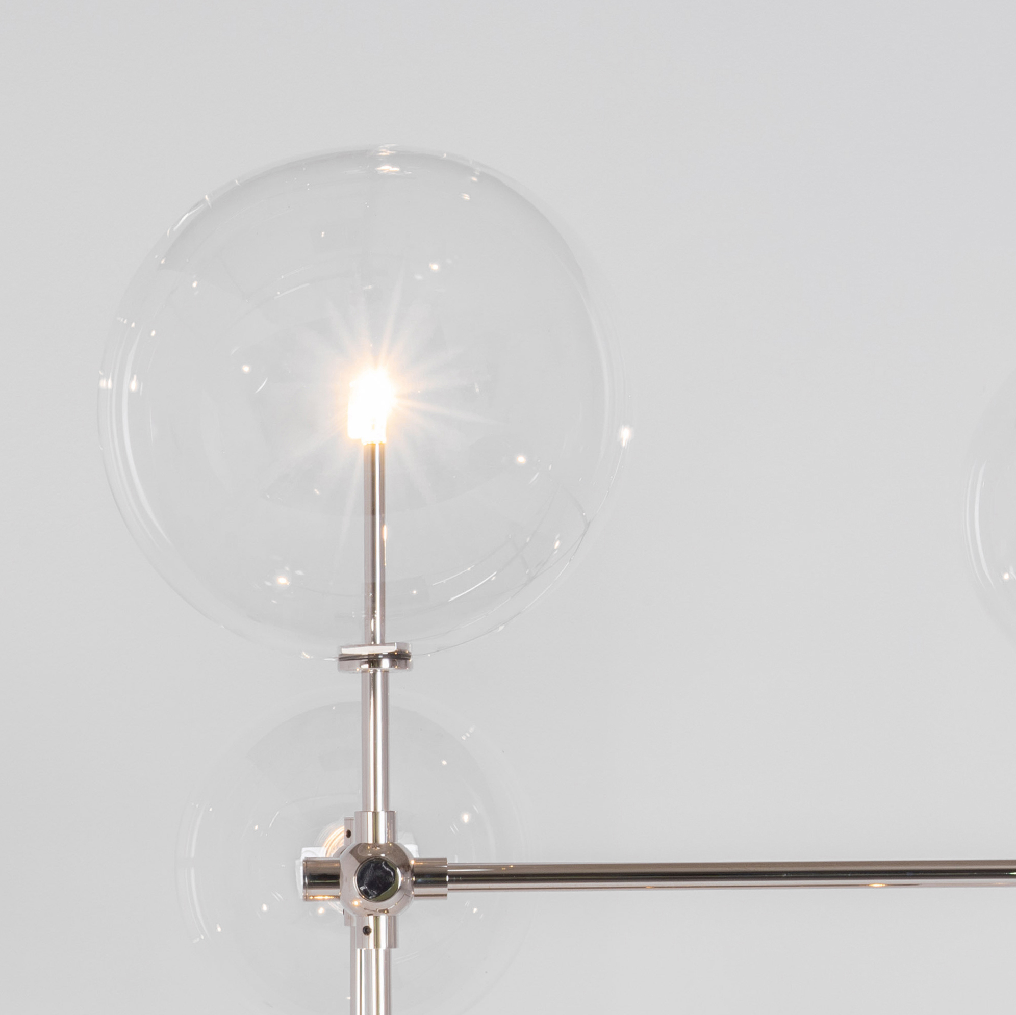 Lampadaire Soap avec 6 globes en verre soufflé par Schwung Lampadaire Soap avec 6 globes en verre soufflé par Schwung – Image 9
