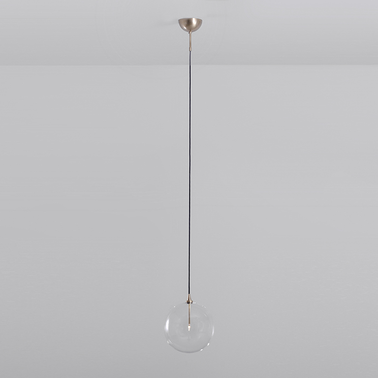 Suspension Glass Globe Clear minimaliste en verre transparent par Schwung Suspension Glass Globe Clear minimaliste en verre transparent par Schwung – Image 8