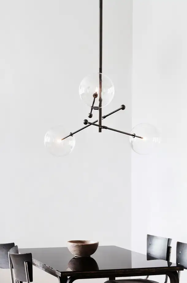 Suspension RD15 à bras multiples et globes en verre par Schwung Suspension RD15 à bras multiples et globes en verre par Schwung – Image 14