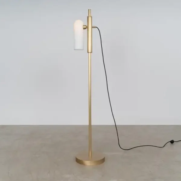 Lampadaire Odyssey avec tête lumineuse coulissante par Schwung – vue 2