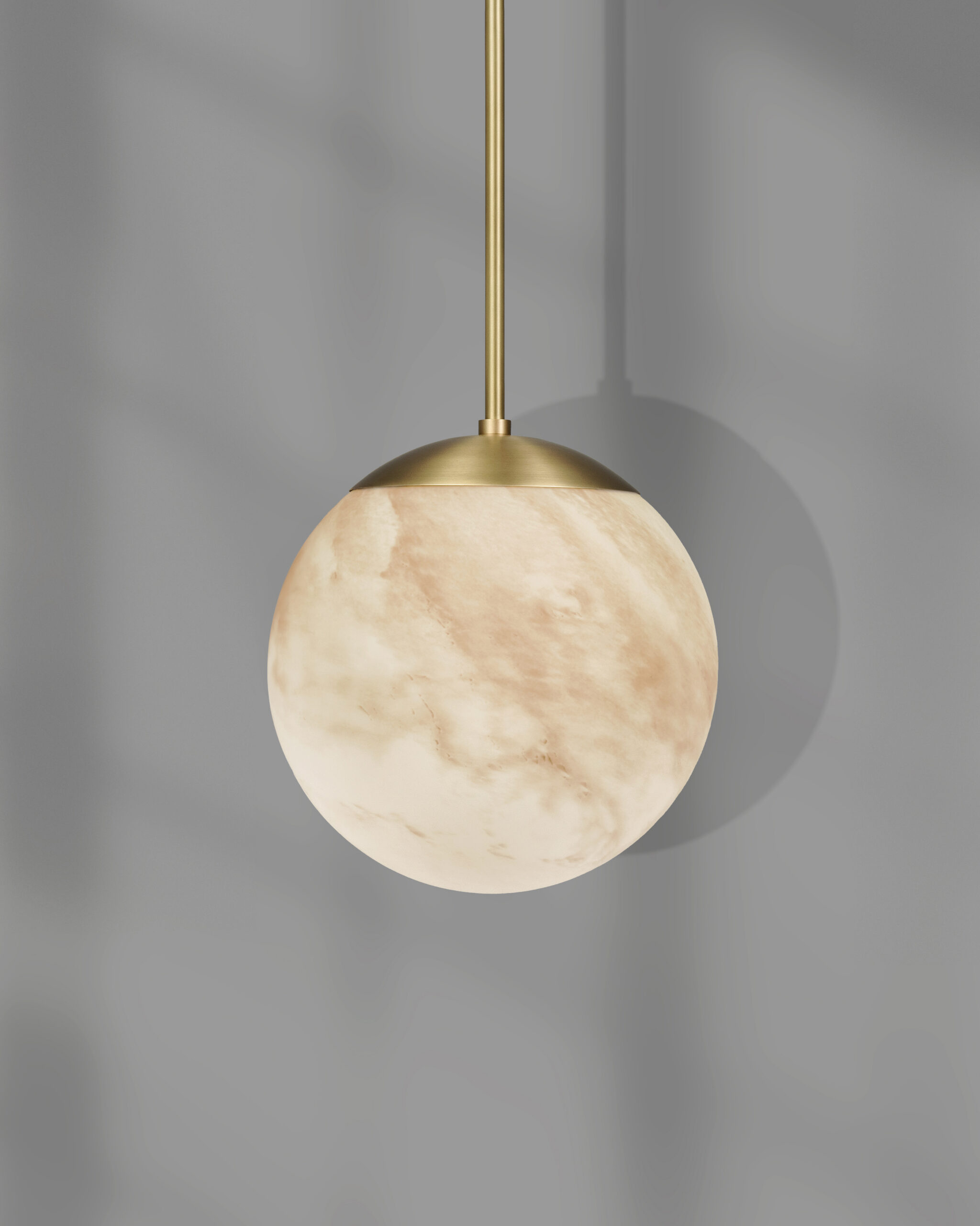 Suspension Globe Marble Single en verre effet marbre par Schwung Suspension Globe Marble Single en verre effet marbre par Schwung – Image 3