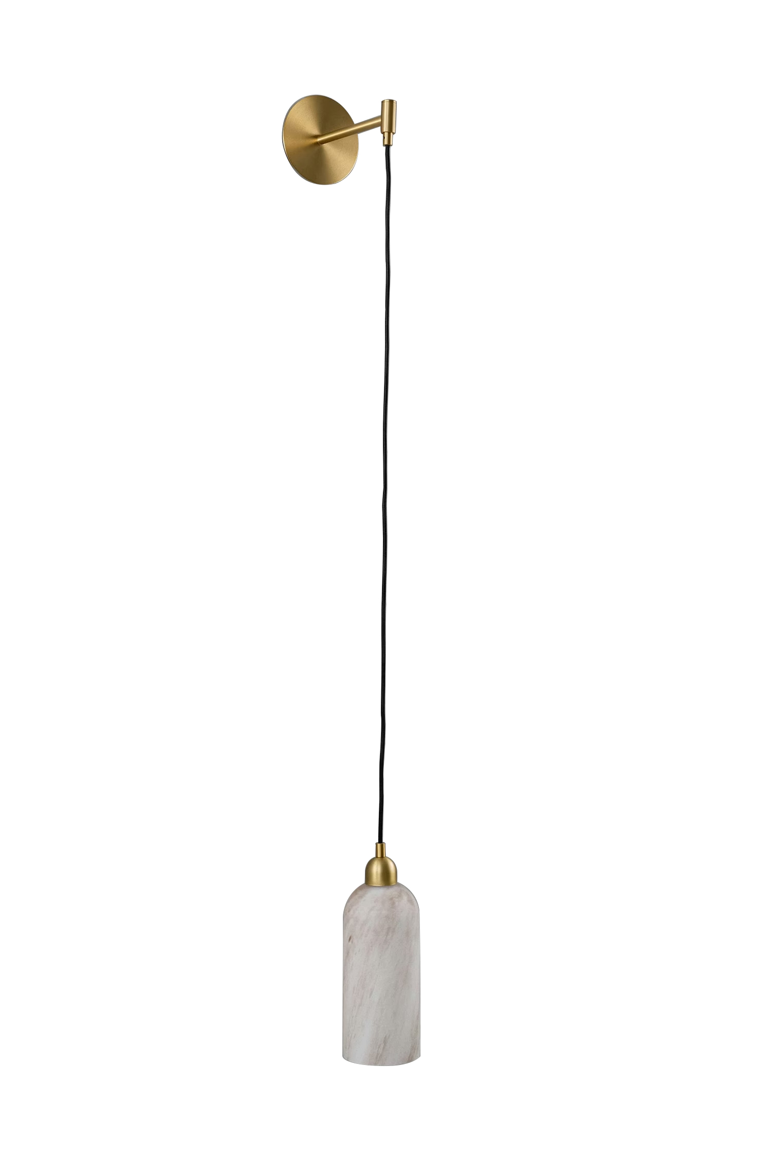 Applique murale Odyssey Canto à tige déportée et diffuseur cylindrique par Schwung
