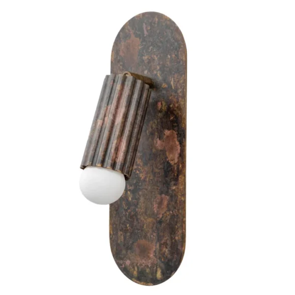 Applique murale Vesta Flex à diffuseur cannelé orientable par Schwung