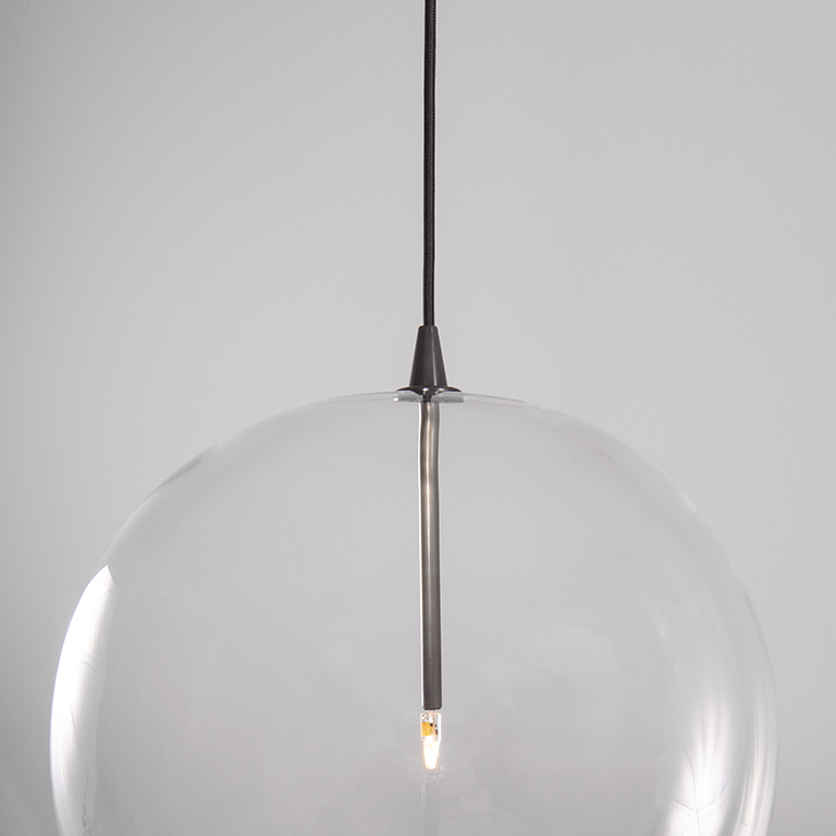 Suspension Glass Globe Clear minimaliste en verre transparent par Schwung Suspension Glass Globe Clear minimaliste en verre transparent par Schwung – Image 7