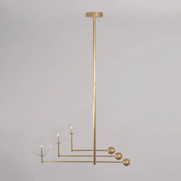 Suspension Universe à bras articulés et globes en verre par Schwung Suspension Universe à bras articulés et globes en verre par Schwung – Image 5
