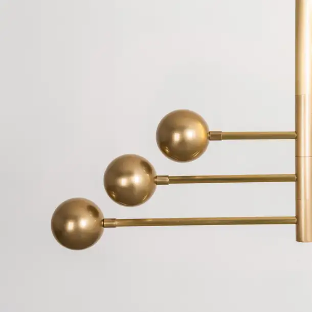 Suspension Universe à bras articulés et globes en verre par Schwung Suspension Universe à bras articulés et globes en verre par Schwung – Image 7